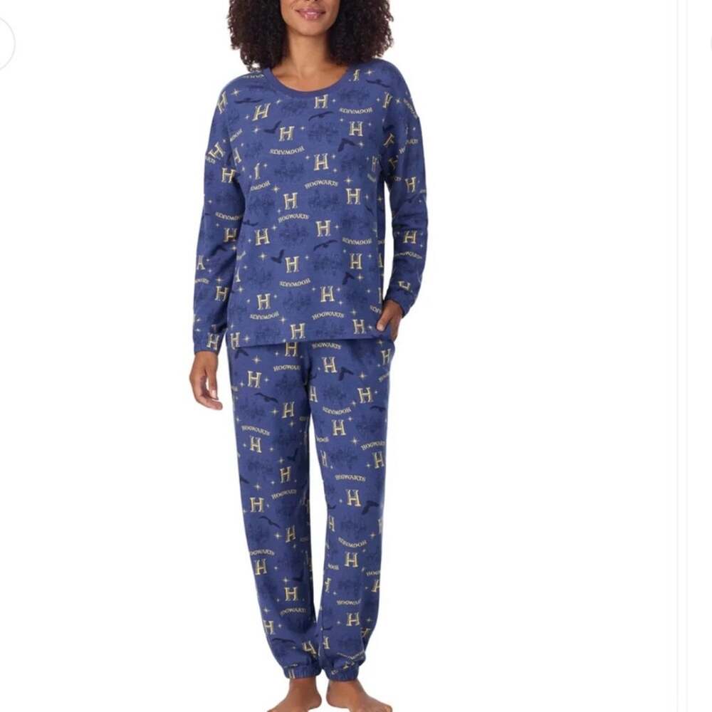Harry Potter Hogwarts Women’s 2-Piece Lounge Set Sz Large Wizarding World